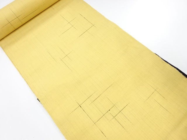 JAPANESE KIMONO / ANTIQUE BOLT FOR KIMONO / SILK / TSUMUGI 